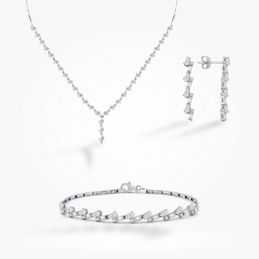 Altın Damla Baget Düğün Seti