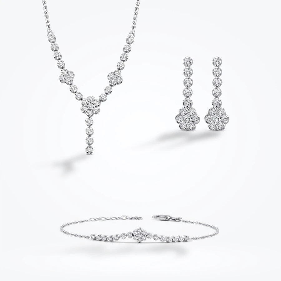 0.56 Karat Pırlanta Çiçek Trend Set