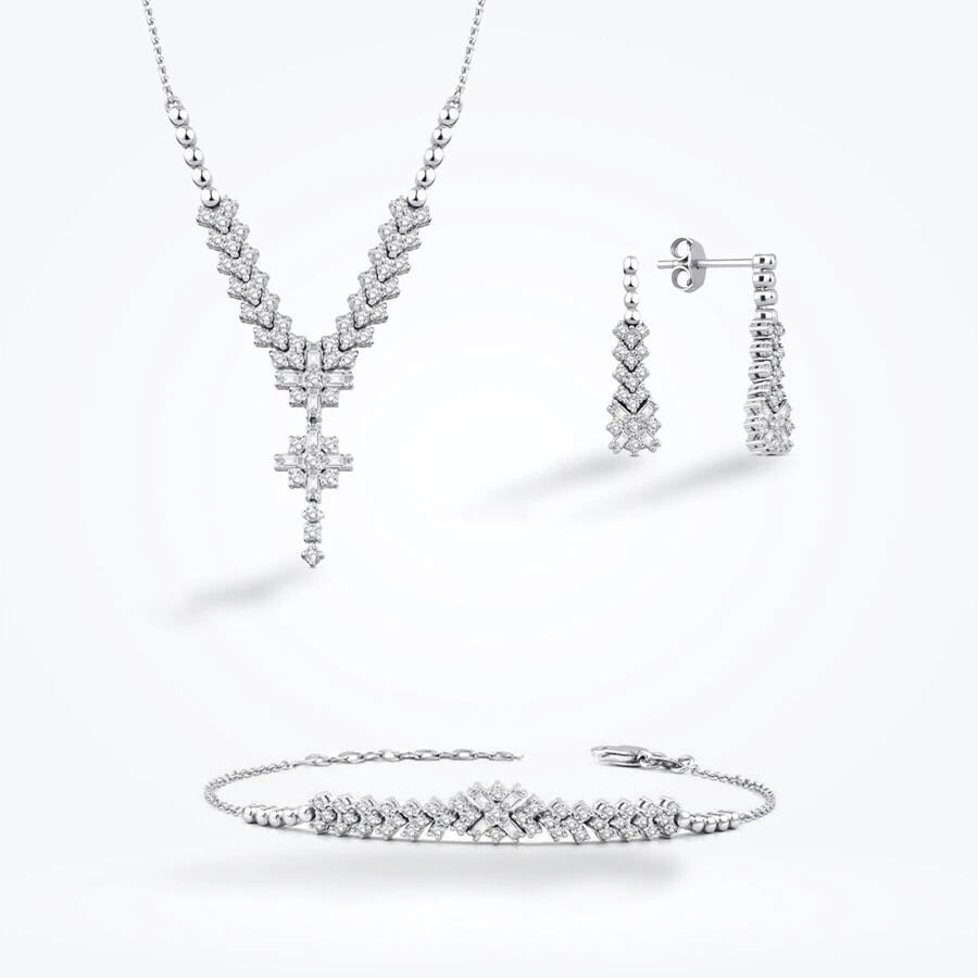 1.72 Karat Pırlanta Baget Set