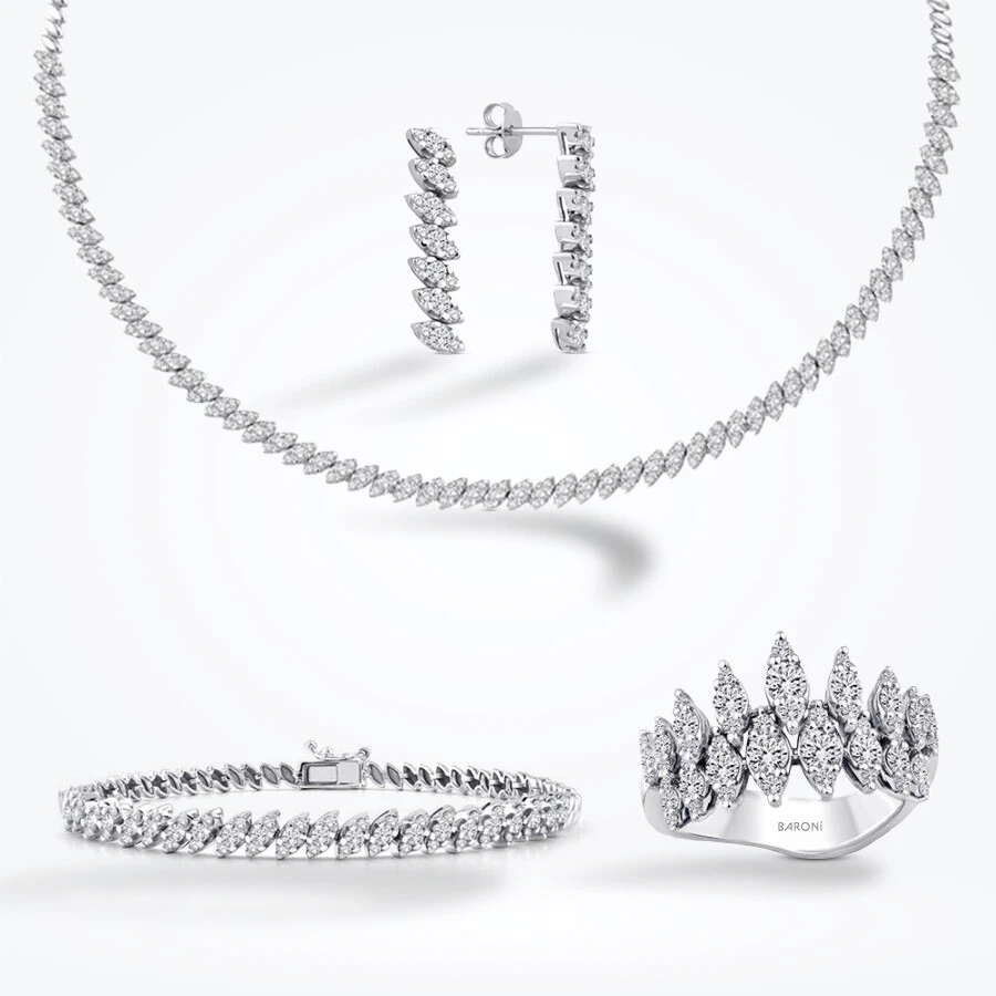 5.45 Karat Pırlanta Aurora Set