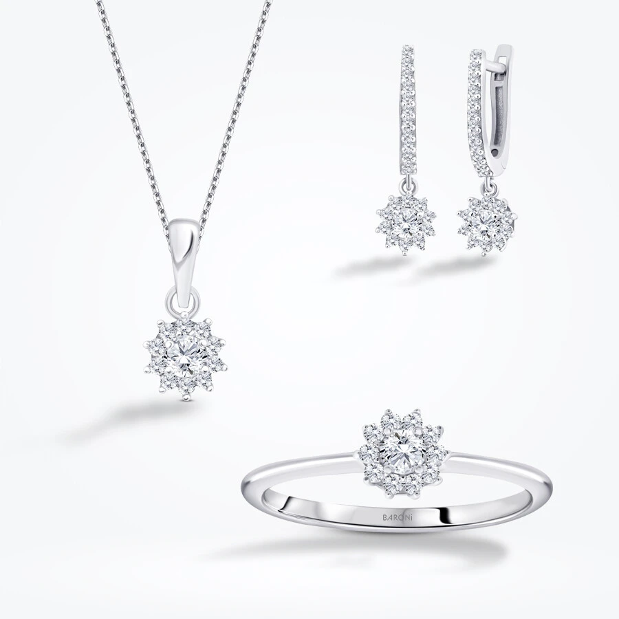 Altın Taşlı Trend Set