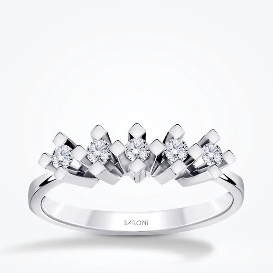 0.25 Karat Pırlanta Beştaş Yüzük - Baroni Diamond