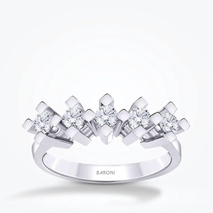 0.70 Karat Pırlanta Beştaş Yüzük - Baroni Diamond