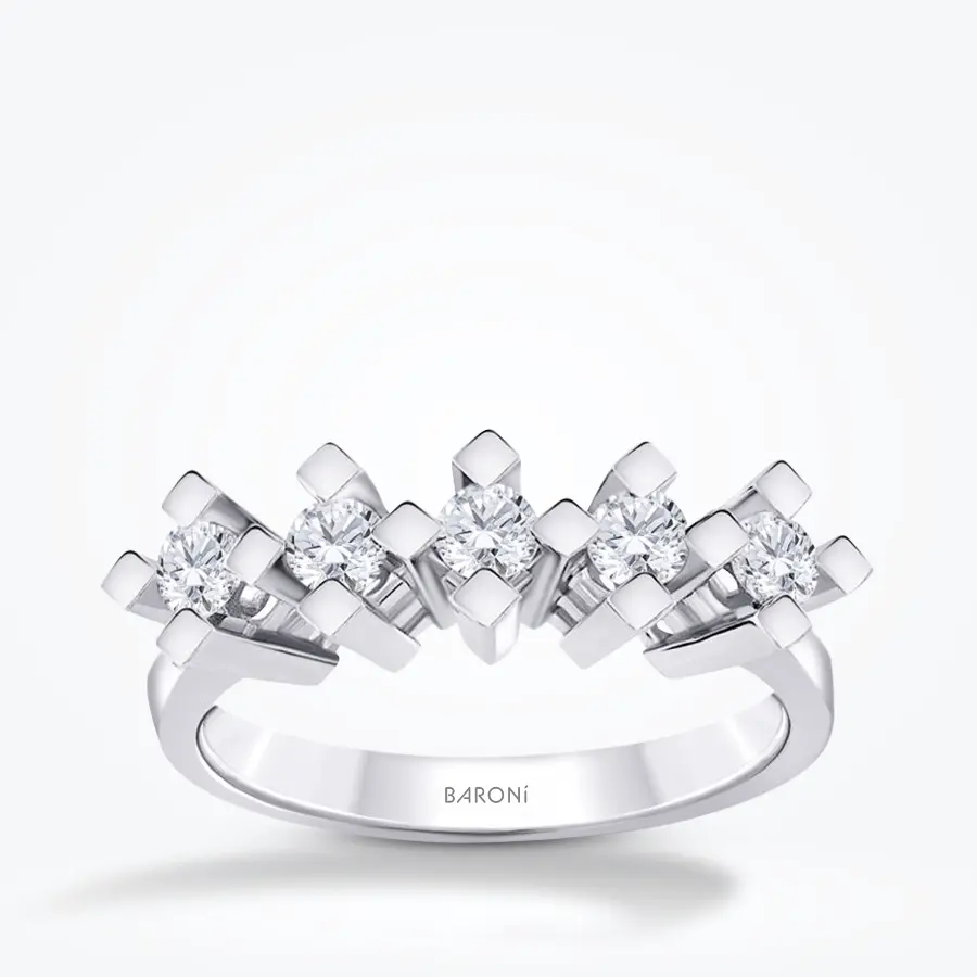 0.80 Karat Pırlanta Beştaş Yüzük - Baroni Diamond