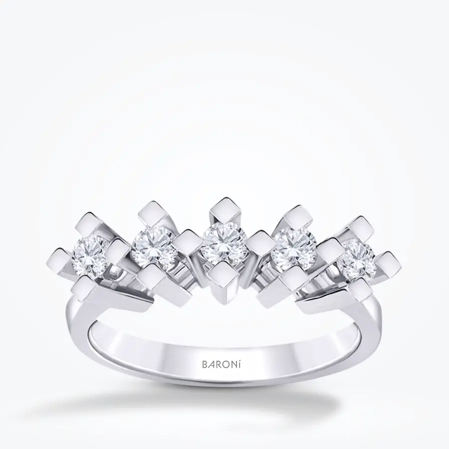 0.90 Karat Pırlanta Beştaş Yüzük - Baroni Diamond