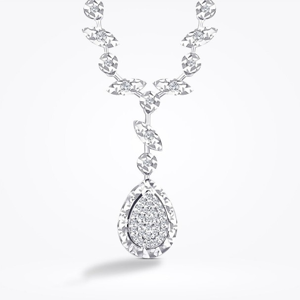 0.10 Karat Pırlanta Damla Gerdanlık - Baroni Diamond (1)