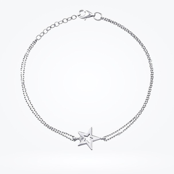 0.01 Karat Pırlanta Yıldız Trend Bileklik - Baroni Diamond (1)