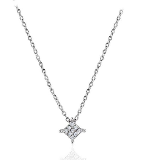 0.05 Karat Pırlanta Taşlı Kolye - Baroni Diamond