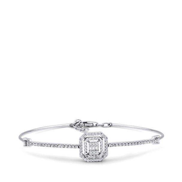 0.07 Karat Pırlanta Baget Kelepçe - Baroni Diamond