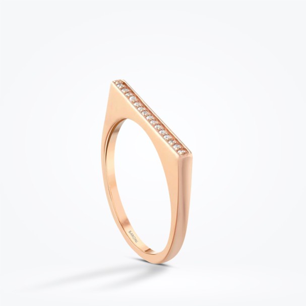 0.07 Karat Pırlanta Trend Rose Yüzük - Baroni Diamond (1)
