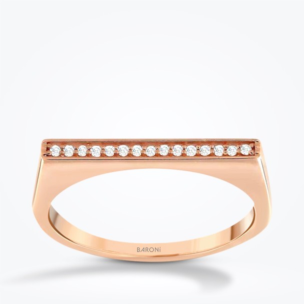 0.07 Karat Pırlanta Trend Rose Yüzük - Baroni Diamond