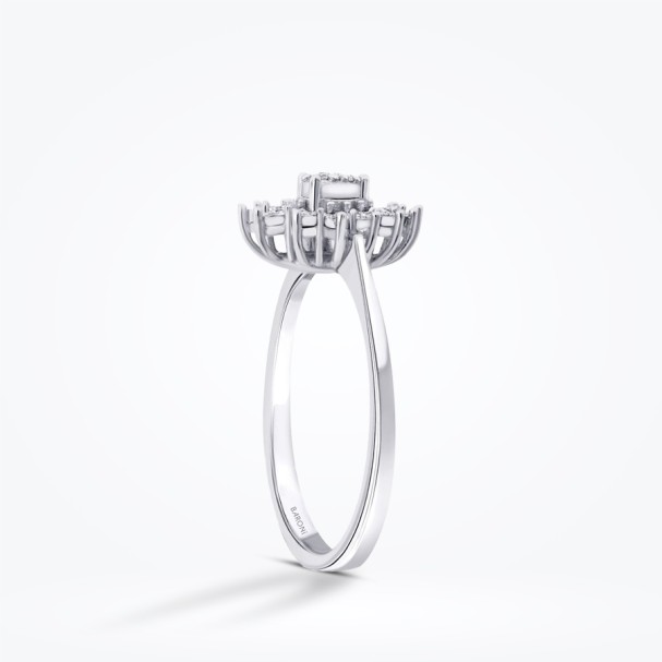 0.09 Karat Pırlanta Taşlı Trend Yüzük - Baroni Diamond (1)