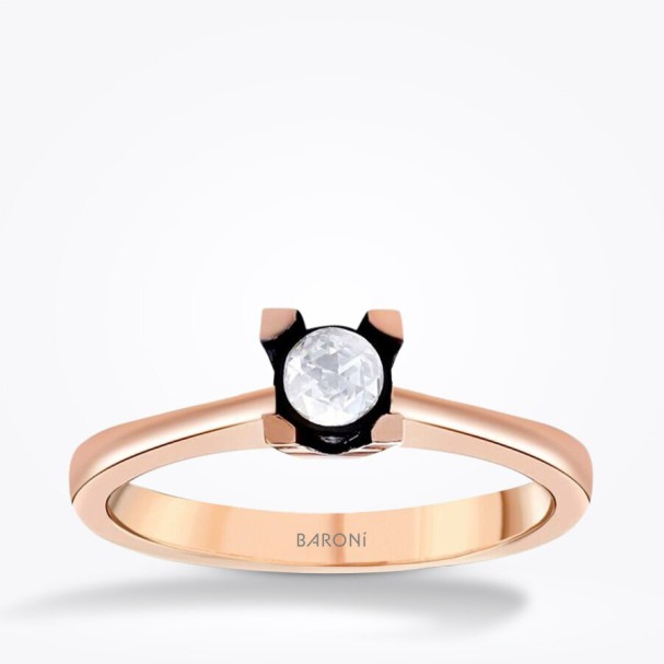 0.10 Karat Elmas Tektaş Yüzük - Baroni Diamond