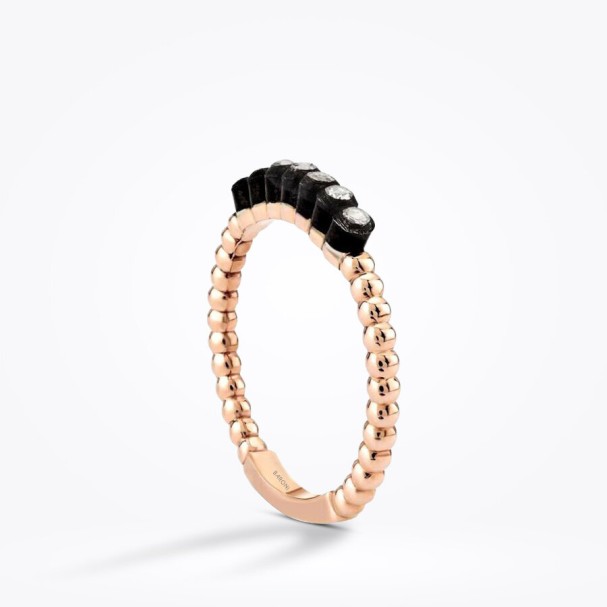 0.10 Karat Elmas Yeditaş Yüzük - Baroni Diamond (1)