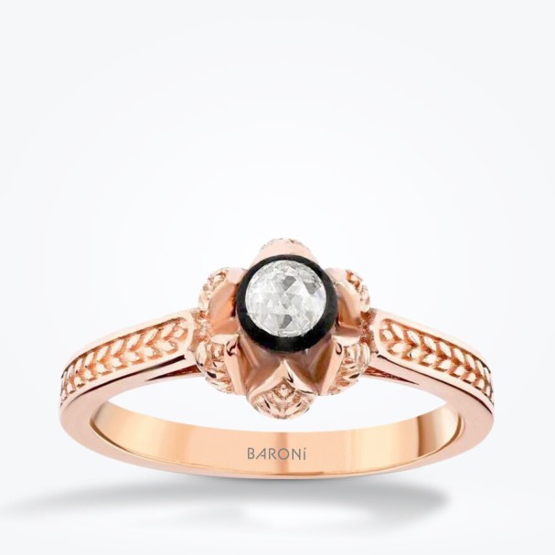 0.12 Karat Elmas Tektaş Yüzük - Baroni Diamond