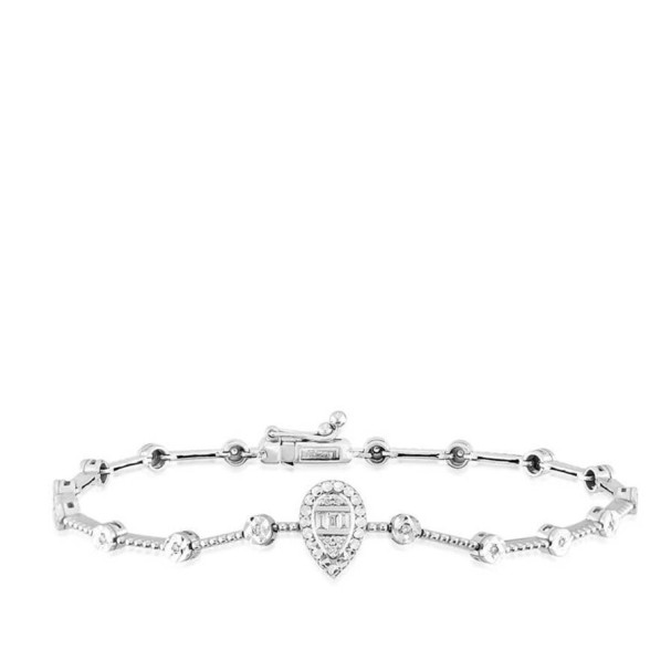 0.12 Karat Pırlanta Baget Bileklik - Baroni Diamond