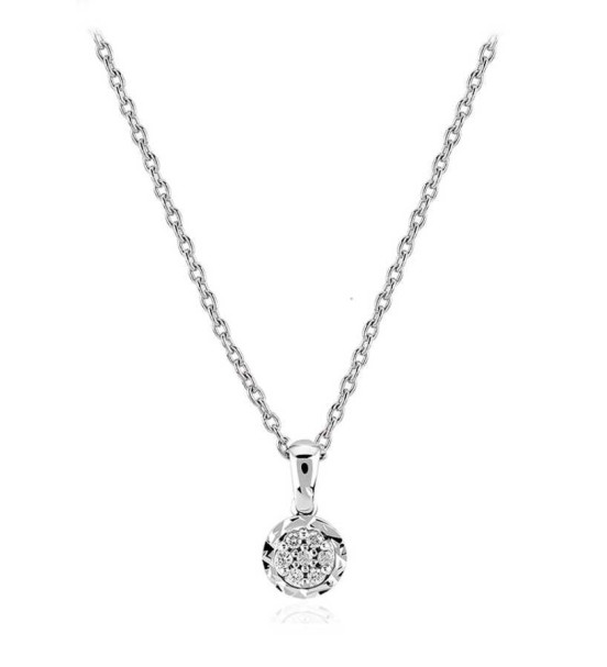 0.13 Karat Pırlanta Efektli Kolye - Baroni Diamond