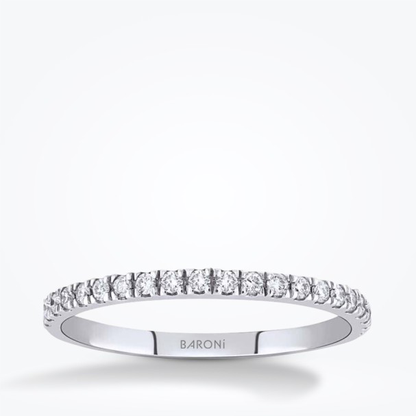 0.13 Karat Pırlanta Yarımtur Yüzük - Baroni Diamond