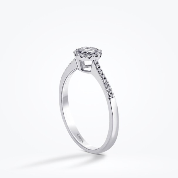 0.14 Karat Pırlanta Baget Yüzük - Baroni Diamond (1)