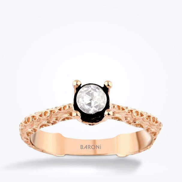 0.15 Karat Elmas Tektaş Yüzük - Baroni Diamond