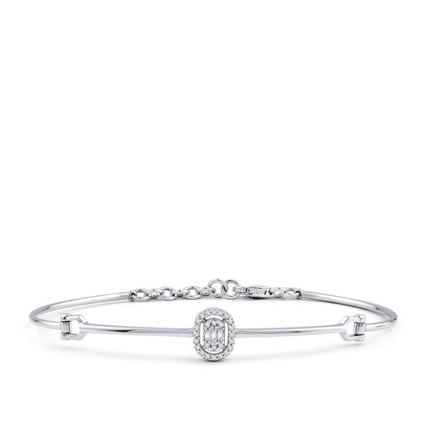 0.15 Karat Pırlanta Baget Bileklik - Baroni Diamond