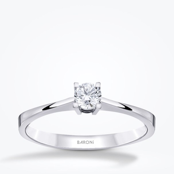 0.15 Karat Pırlanta Tektaş Yüzük - Baroni Diamond