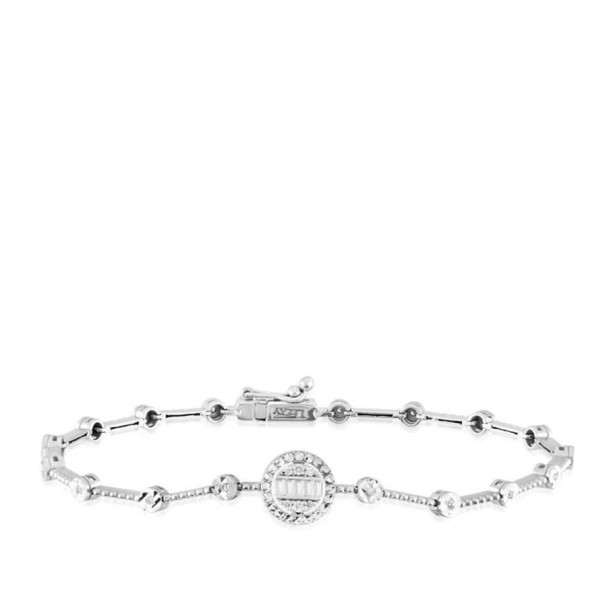 0.16 Karat Pırlanta Baget Bileklik - Baroni Diamond