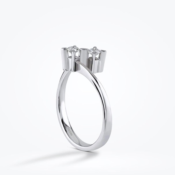 0.16 Karat Pırlanta Sen ve Ben Yüzük - Baroni Diamond (1)