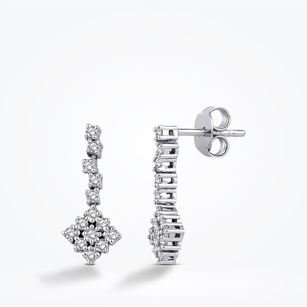 0.16 Karat Pırlanta Trend Küpe - Baroni Diamond