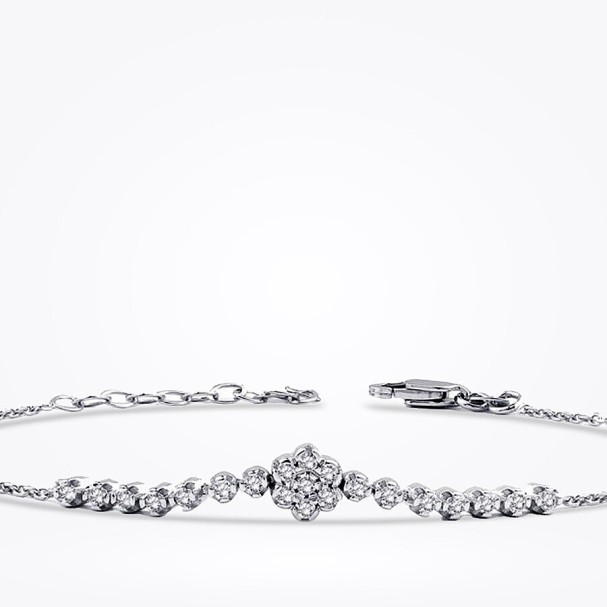 0.17 Karat Pırlanta Trend Çiçek Bileklik - Baroni Diamond (1)