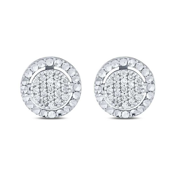 0.18 Karat Pırlanta Efektli Küpe - Baroni Diamond (1)