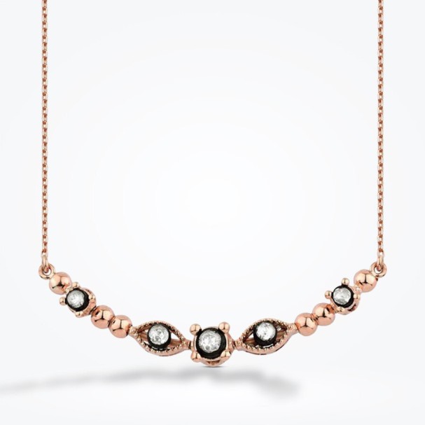 0.20 Karat Elmas Tasarım Kolye - Baroni Diamond