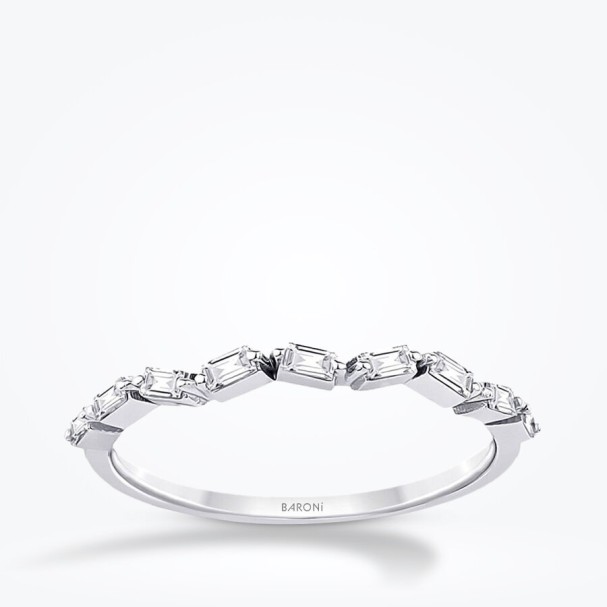 0.20 Karat Pırlanta Baget Yüzük - Baroni Diamond