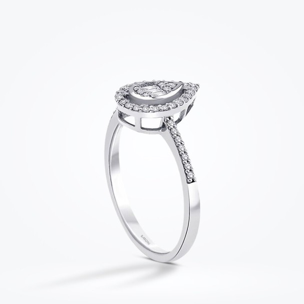 0.20 Karat Pırlanta Baget Yüzük - Baroni Diamond (1)