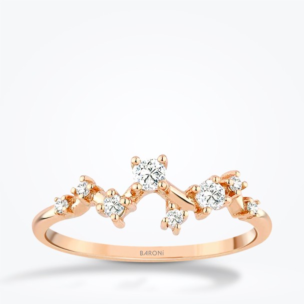 0.20 Karat Pırlanta Trend Yüzük - Baroni Diamond