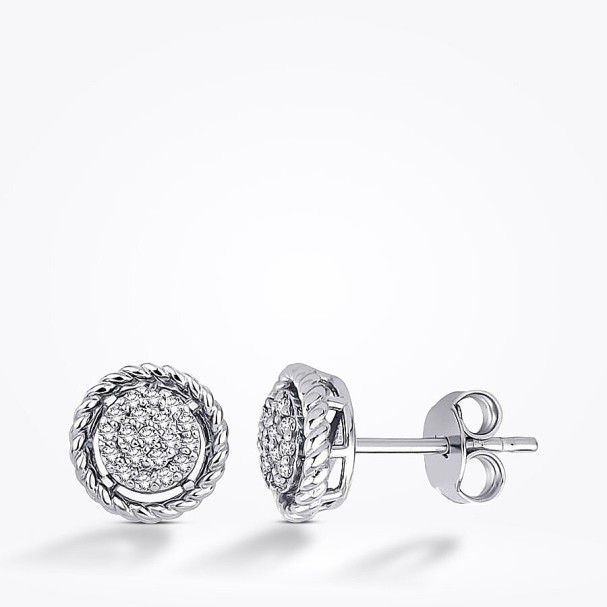 0.21 Karat Pırlanta Trend Küpe - Baroni Diamond
