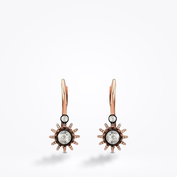 0.23 Karat Elmas Tektaş Küpe - Baroni Diamond (1)