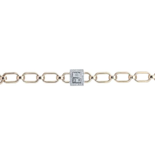 0.25 Karat Pırlanta Baget Bileklik - Baroni Diamond (1)