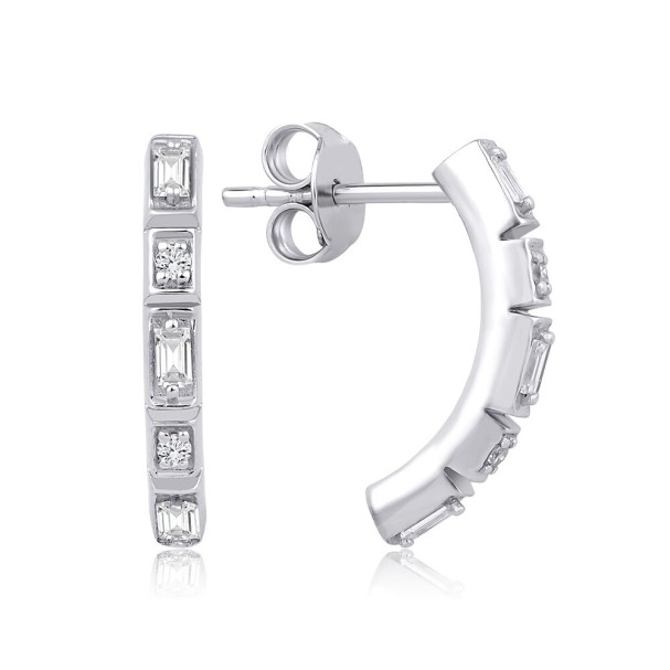 0.25 Karat Pırlanta Baget Küpe - Baroni Diamond