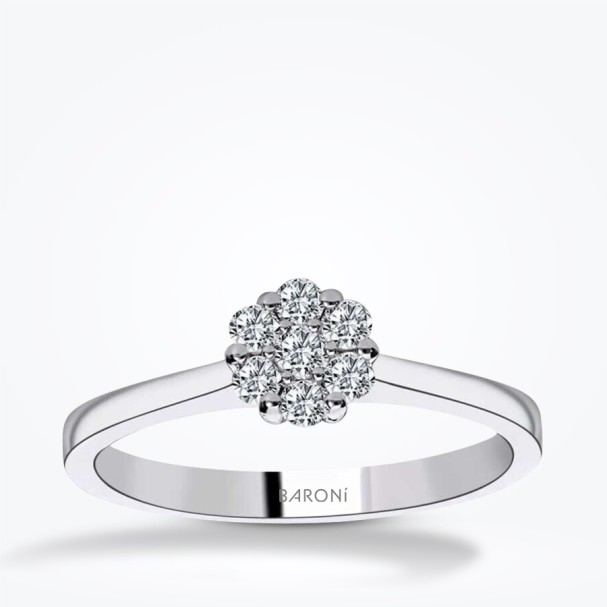 0.26 Karat Pırlanta Koronet Yüzük - Baroni Diamond