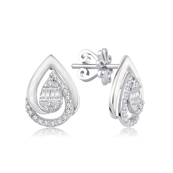 0.27 Karat Pırlanta Baget Küpe - Baroni Diamond