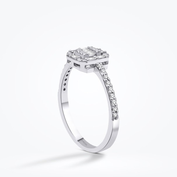 0.28 Karat Pırlanta Baget Yüzük - Baroni Diamond (1)