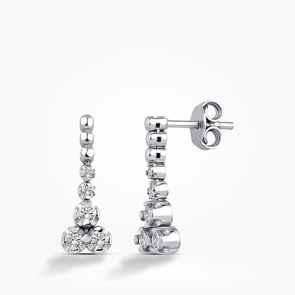 0.28 Karat Pırlanta Trend Küpe - Baroni Diamond