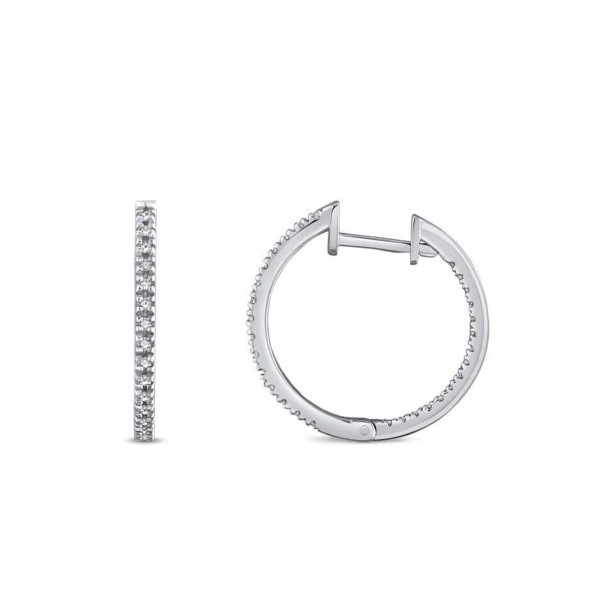 0.29 Karat Pırlanta Halka Küpe - Baroni Diamond