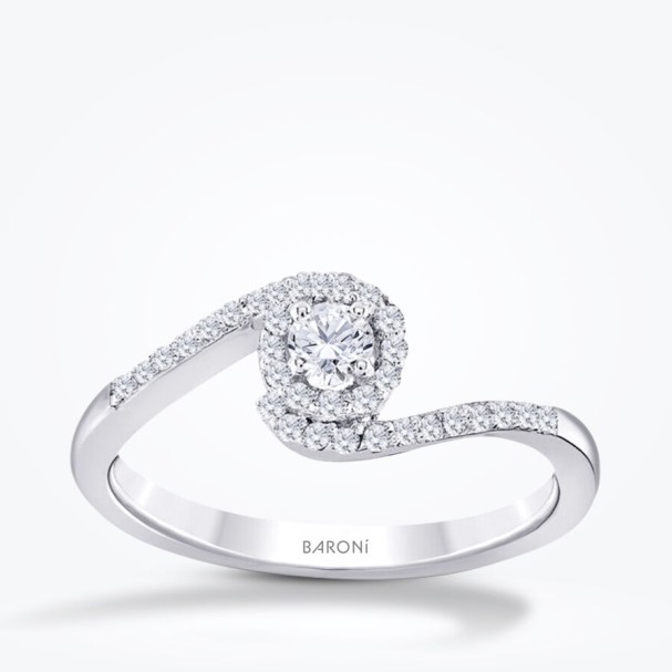 0.29 Karat Pırlanta Tektaş Trend Yüzük - Baroni Diamond