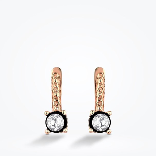 0.30 Karat Elmas Tektaş Küpe - Baroni Diamond (1)