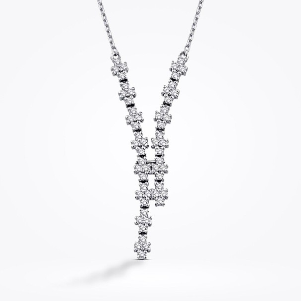 0.30 Karat Pırlanta İkili Kolye - Baroni Diamond