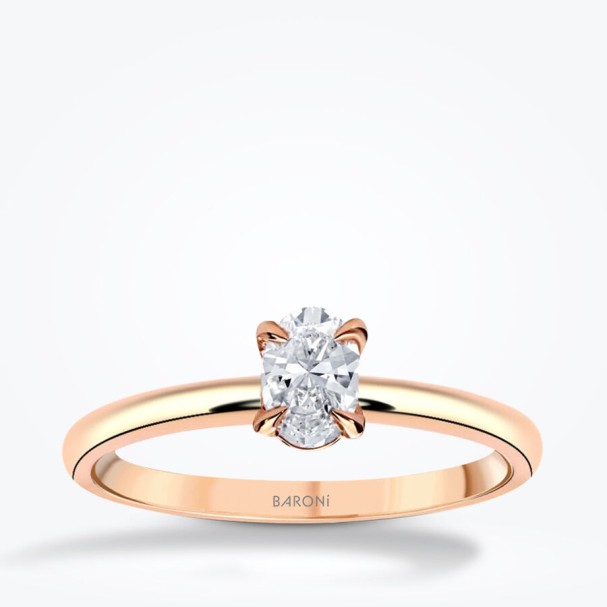 0.30 Karat Pırlanta Tektaş Yüzük - Baroni Diamond