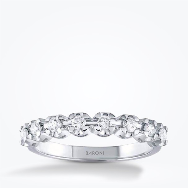 0.31 Karat Pırlanta Yarımtur Yüzük - Baroni Diamond