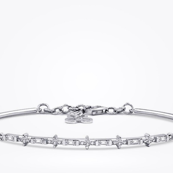 0.32 Karat Pırlanta Baget Kelepçe - Baroni Diamond (1)